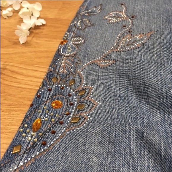 Gorgeous Jeweled Bootcut - Picture 2 of 7